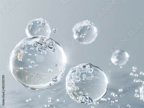 漂う水の泡