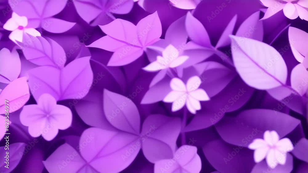purple flowers pastel background animation motion design purple flowers pastel background animation motion design