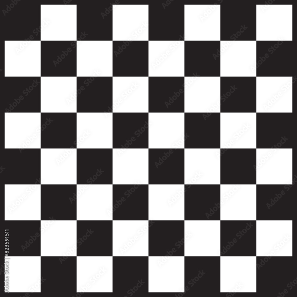 Chess board icon, vector symbol. Empty Chess board icon template color editable. Chess board icon, symbol vector sign isolated on white background. Vector illustration.