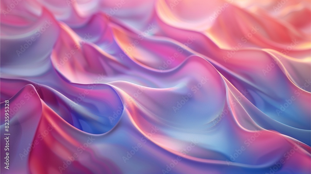 Obraz premium Gradient Waves pattern, colorful background.