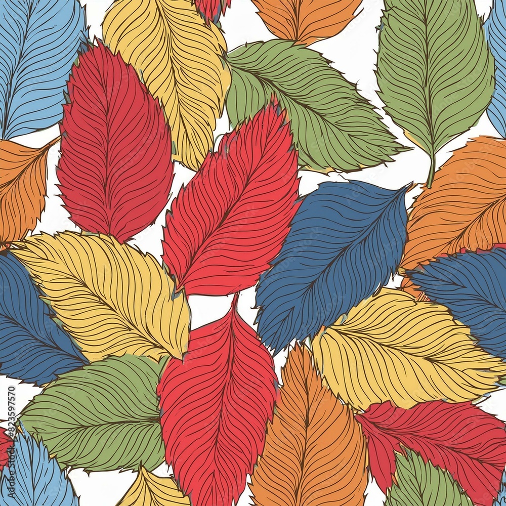 Fototapeta premium autumn leaves background