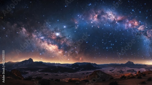 A stunning view of the Milky Way.