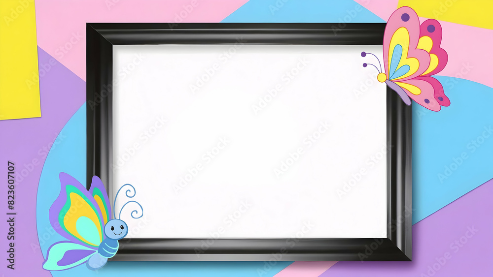 Frame with Butterflys Frame with Butterflys