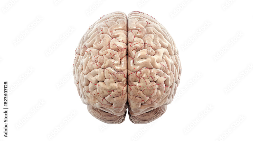 Illustration of isolated low brain on a white background. Illustration of isolated low brain on a white background.