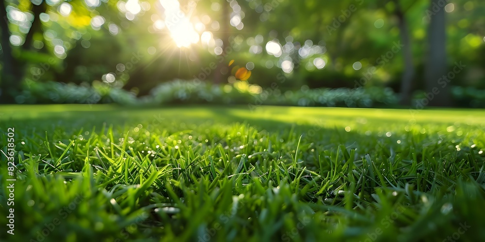 Spring Nature Background with Blurred Lawn and Copy Space. Concept Spring season, Nature background, Blurred lawn, Copy space, Outdoor photography Spring Nature Background with Blurred Lawn and Copy Space. Concept Spring season, Nature background, Blurred lawn, Copy space, Outdoor photography