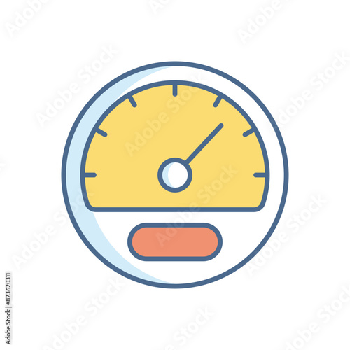 Speedometer vector icon