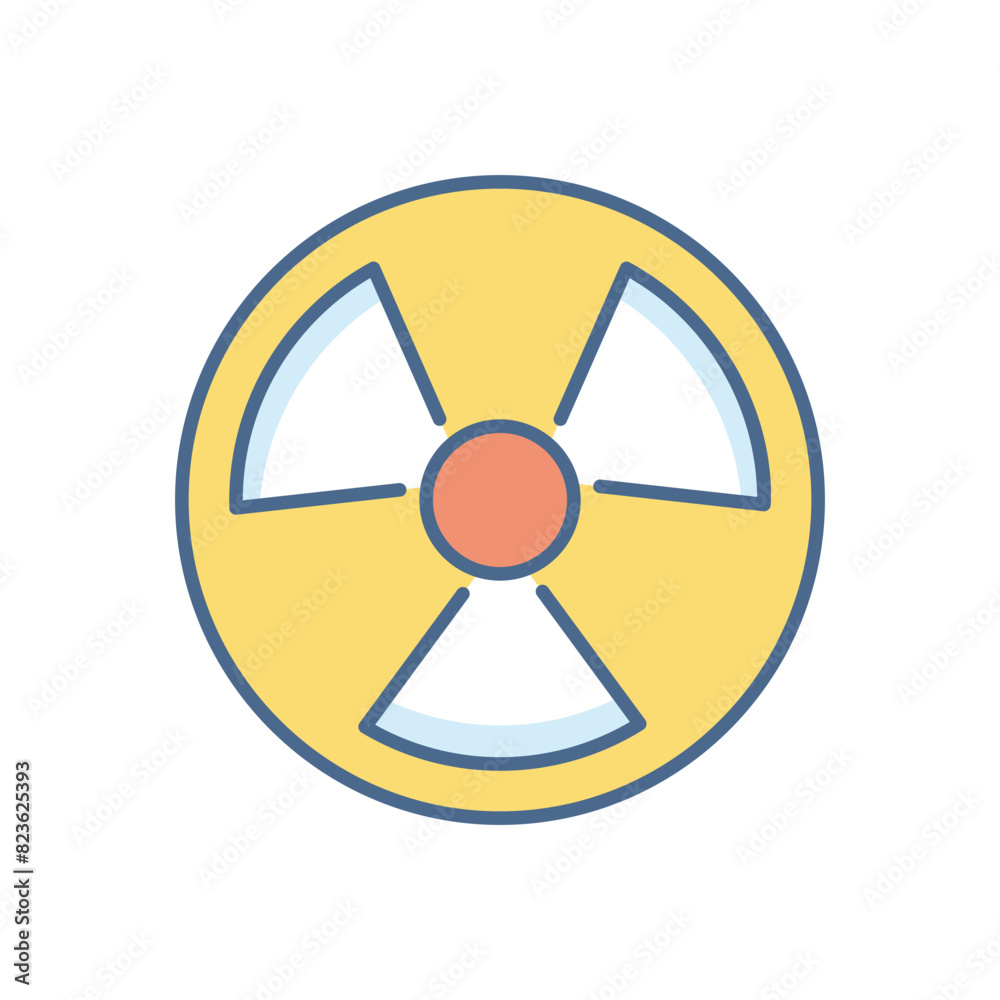 Nuclear vector icon Nuclear vector icon