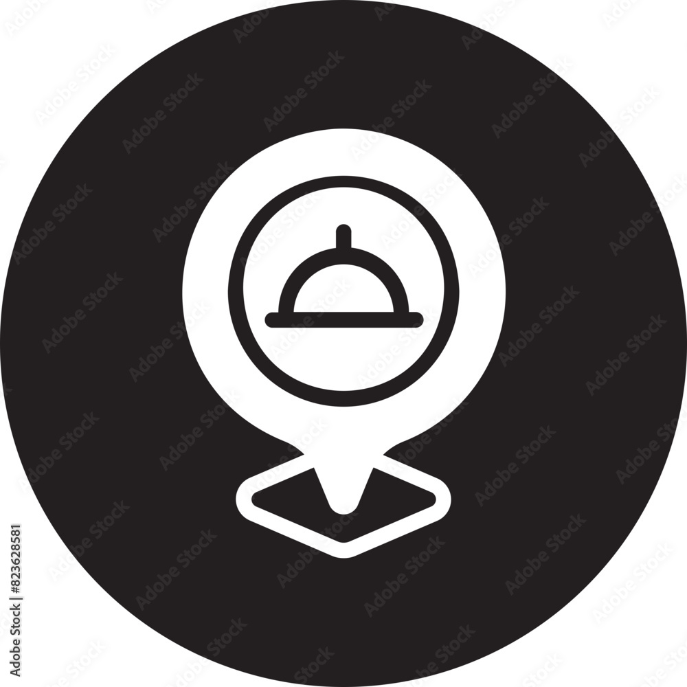 restaurant glyph icon restaurant glyph icon