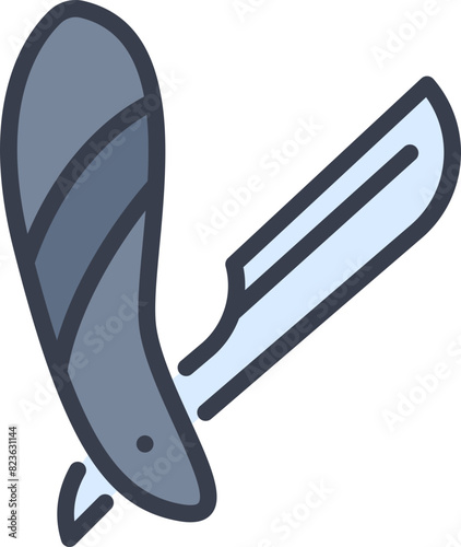 Razor blade icon