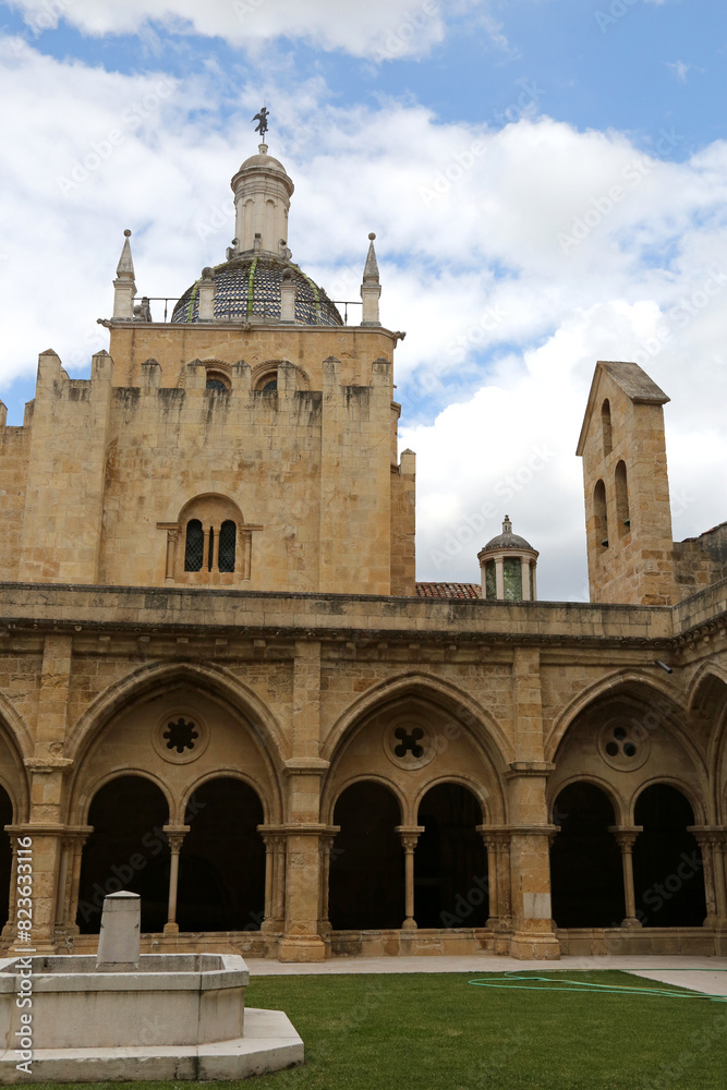 Old Cathedral of Coimbra (Se Velha de Coimbra), Portugal.