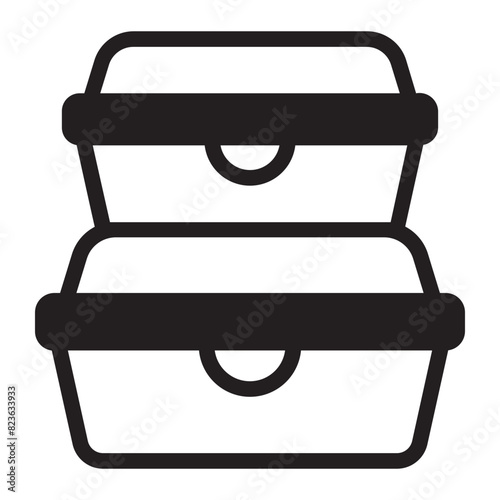 tupper glyph icon