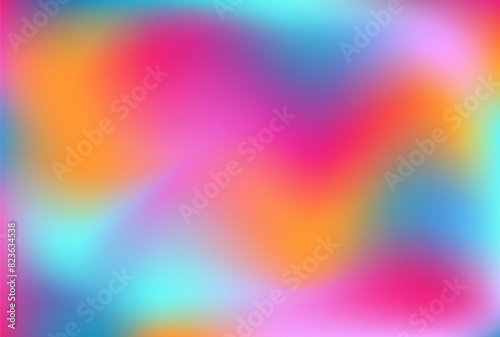Abstract sakura plum peach background. Rose sky pattern presentation. Azure blush violet card. Spring bloom neon gradient. Pink blue orange canva pattern. Magenta cyan apricot advertisement mockup. 