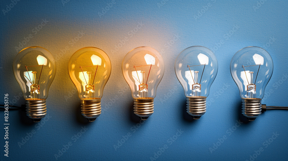 Bright idea for business growth. Bright idea for business growth.