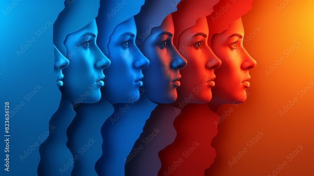 Diversity equity inclusion DEI concept.