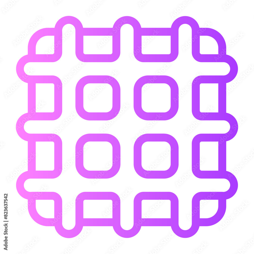waffles gradient icon
