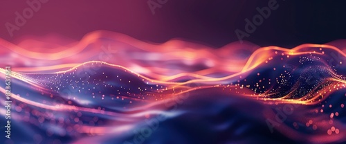 Abstract Waves Of Light From A Touchdown Celebration With Copy Space  Football Background