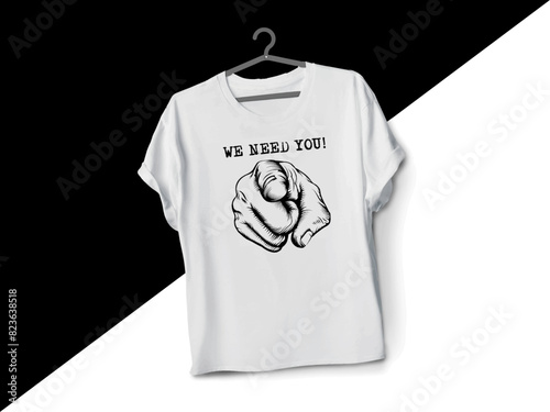 we need you
bangla typography t-shirt design 