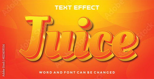 Juice editable text effect