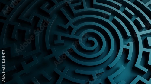 A Section Of A Labyrinth Wall. 