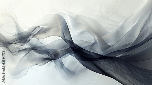An abstract mystery art piece with flowing, interconnected shapes. The minimalist approach ensures that the focus remains on the enigmatic elements of the design.