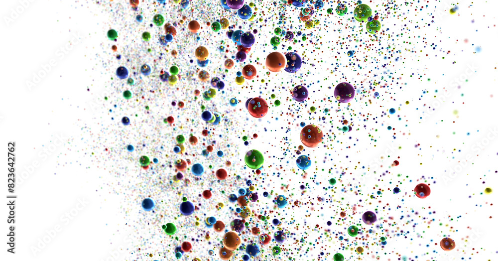 Sunburst and colorful confetti background frame illustration Sunburst and colorful confetti background frame illustration