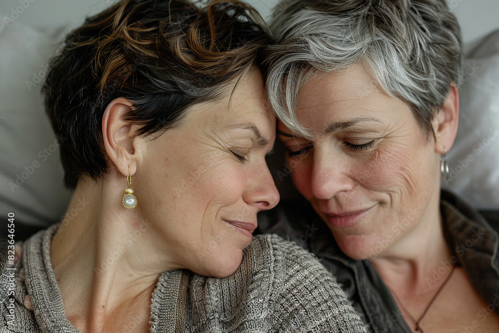 Generated with ai picture of a beautiful loving cute couple harmony together sweet home