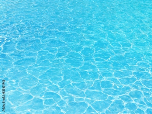 Beautiful background, the texture of the glare of the pool water.