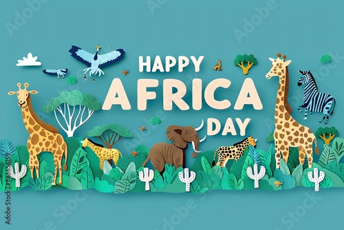 Modern happy africa day post for social media inspiration