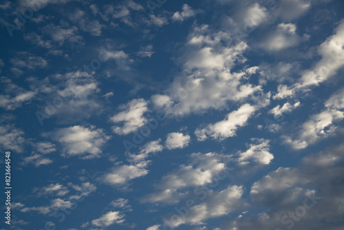 Nature background of sky view with clounds. photo