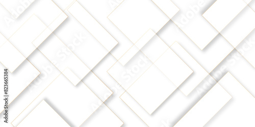 Abstract geometric technological background. vector creative design. Modern simple line abstract square shape background with shadows . Elegant concept design with golden line. Vector illustration.