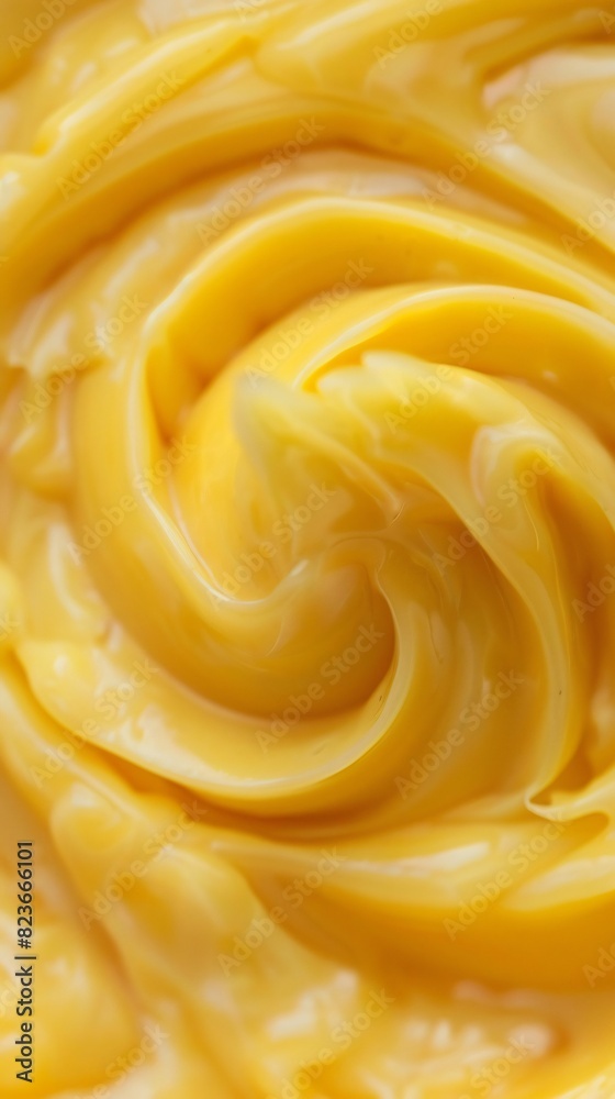Bright yellow pineapples swirling gracefully Bright yellow pineapples swirling gracefully