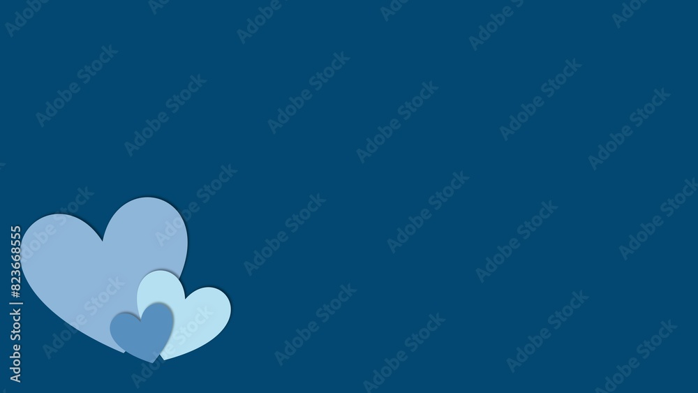 father's Day background illustration with blue heart loves father's Day background illustration with blue heart loves