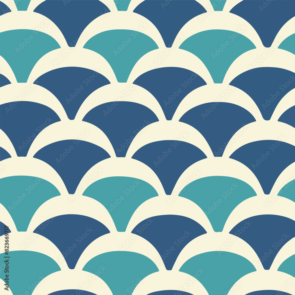 seamless pattern with waves seamless pattern with waves