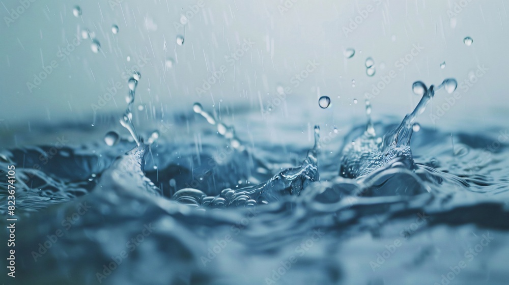Splashing water droplets Splashing water droplets