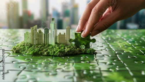 Green Urban Puzzle: Sustainable City Vision