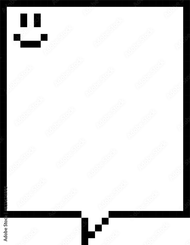 8bit retro game pixel smile speech bubble balloon icon sticker memo keyword planner text box banner, flat png transparent element design 8bit retro game pixel smile speech bubble balloon icon sticker memo keyword planner text box banner, flat png transparent element design