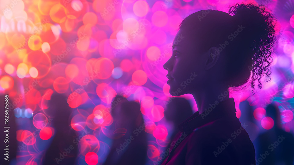 Nighttime Fire Dance Party Illustration Nighttime Fire Dance Party Illustration