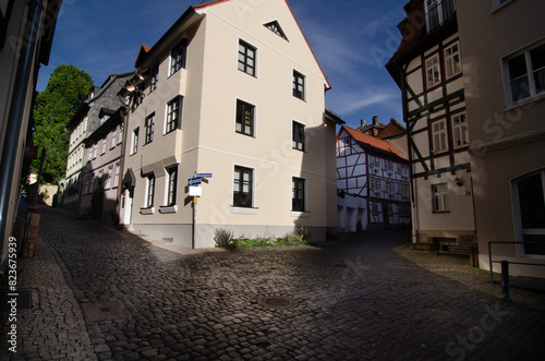 narrow street in the town, German
