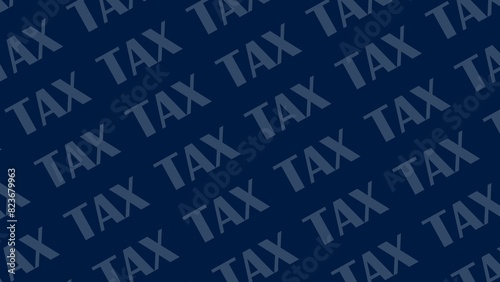 Tax Day illustration and typography