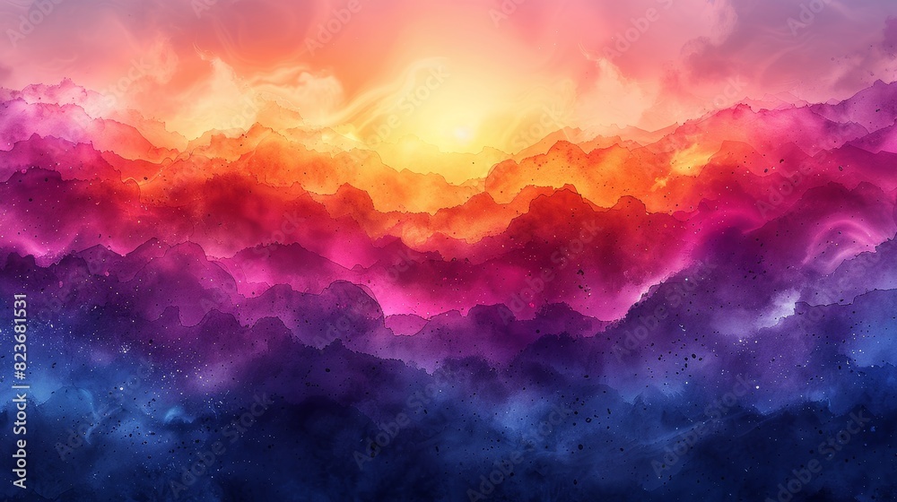 abstract watercolor background sunset sky violet abstract watercolor background sunset sky violet
