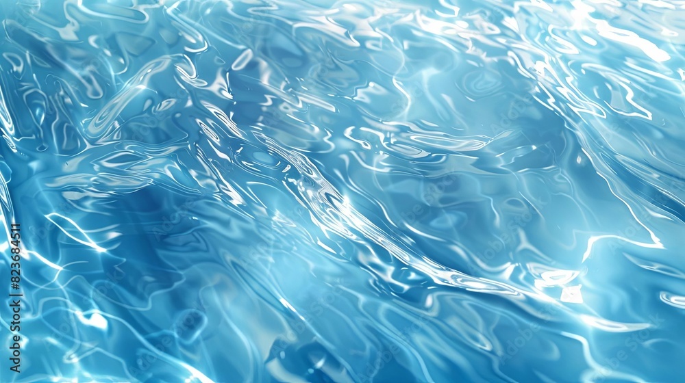 serene blue water texture with soft ripples abstract ocean background for copy space digital illustration serene blue water texture with soft ripples abstract ocean background for copy space digital illustration