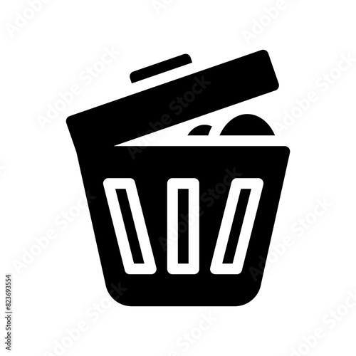 waste glyph icon
