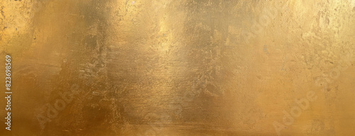 A textured gold surface with subtle scratches. The rough finish contrasts with the inherent luster of the material.