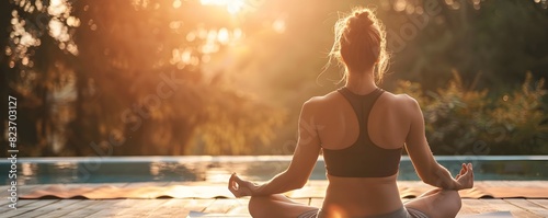 Peaceful Yoga Practitioner ...