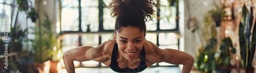 Cheerful Fitness Enthusiast...