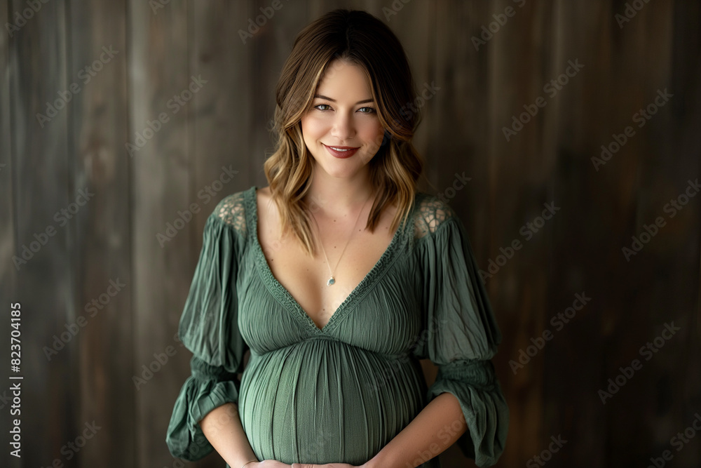 Happy and smile pregnant woman looking at camera. Happy and smile pregnant woman looking at camera.