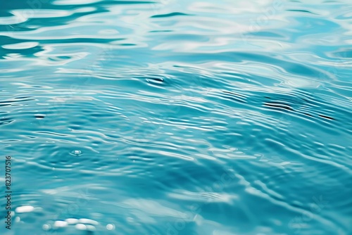 Illustration of blue water with ripples over a blue background  high quality  high resolution