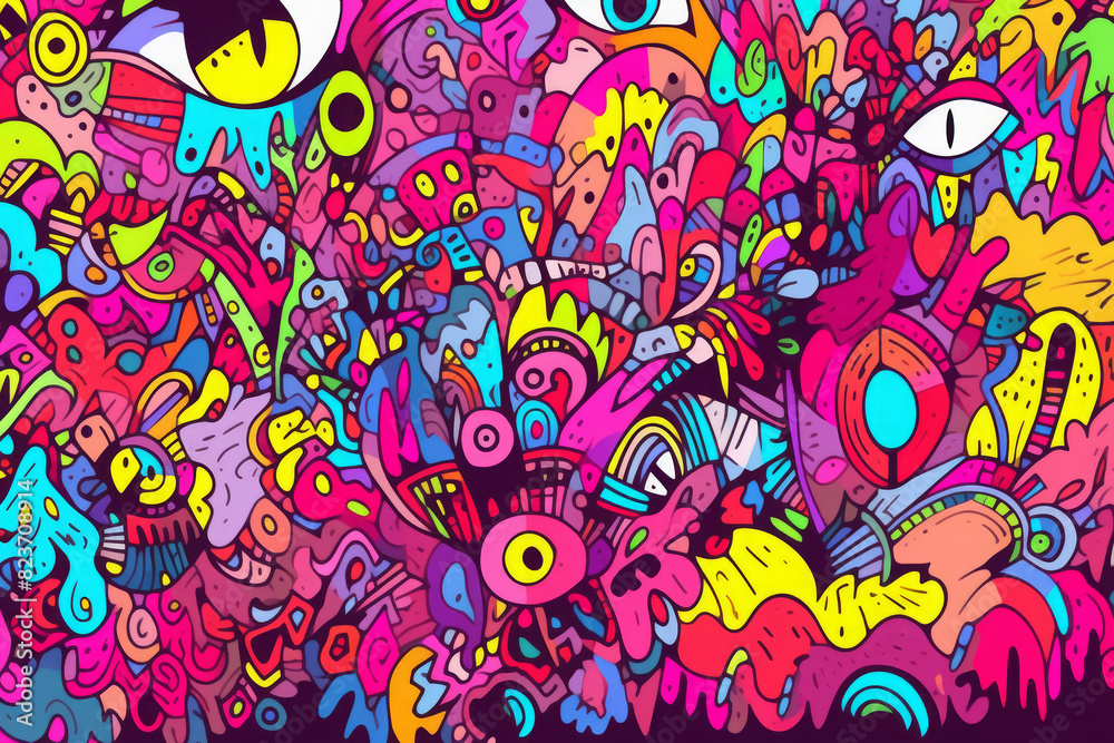 colorful graffiti art design bright background colorful graffiti art design bright background