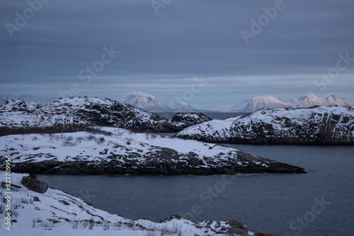 Arctic Twilight over the Lofoten Islands
