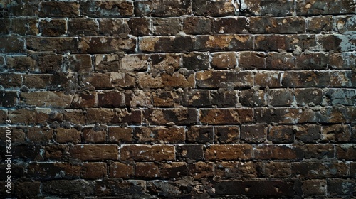 Brick wall pattern to create an industrial and urban feel. generative ai